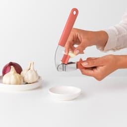 Brabantia TASTY+ Terracotta Pink Garlic Press image 1