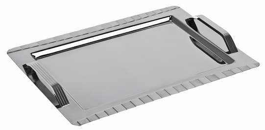 OMS Stainless Steel Tray Tarama with Handle 44.2x32cm