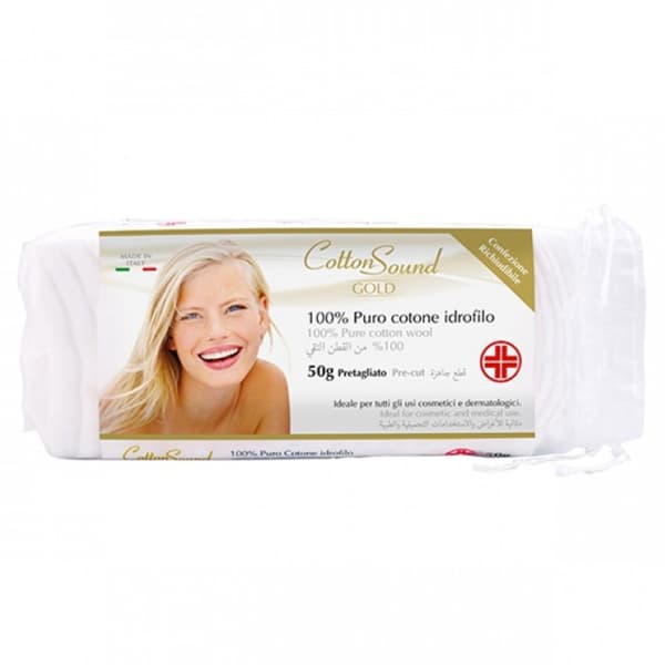 Cotton Sound Polybag Cotton Wool Precut 100 gms