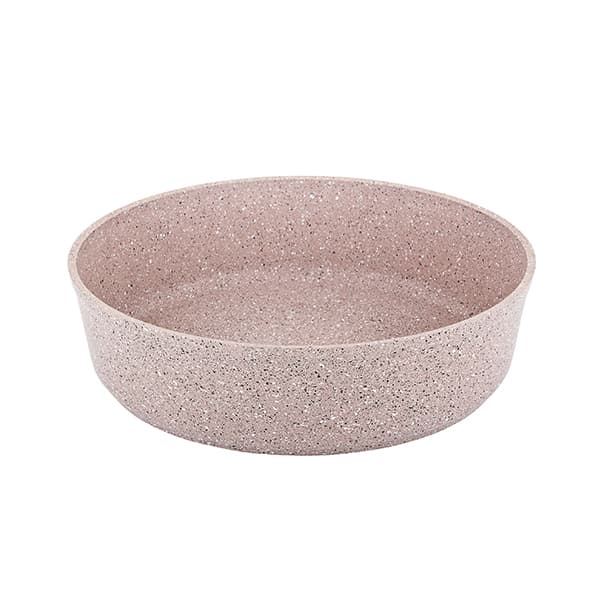 OMS Granite Round Deep Oven Tray 28cm Brown