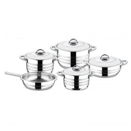 OMS Stainless Steel Cookware Set of 9 image 0
