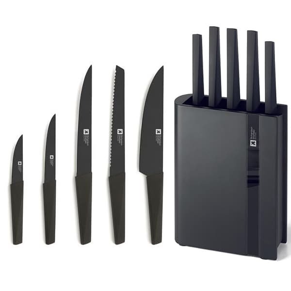 Amefa Edge 5 Pcs Knives Block