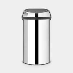 Brabantia Touch Bin 60L Brilliant Steel image 0