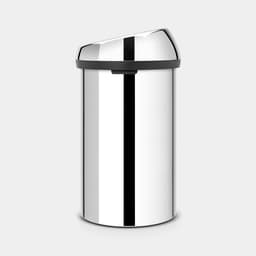 Brabantia Touch Bin 60L Brilliant Steel image 1