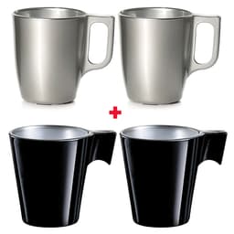 Bundle of 4 Flashy Mugs (2x250ml + 2x220ml) image 0