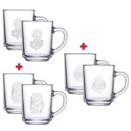 Bundle of 6 Luminarc Sulphate Mugs 250ml image 0