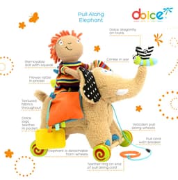 Dolce Pull Along Elephant image 1
