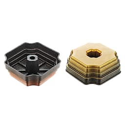 OMS Granite Square Cake Mold 22cm Gold image 1