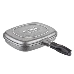 OMS Rectangular Double Sided Grill 32x26x7.5cm Grey image 0