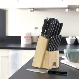 Amefa Richardson Sheffield Cucina 15 Pcs Knives + Scissors Block image 1