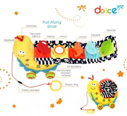 Dolce Pull Along Color Snail image 4