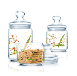Luminarc Beatitude Pot Club Jars Set of 3 (0.5, 0.75, 1 L) image 4