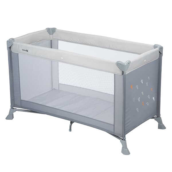 Safety 1st Soft Dreams Travel Cot Warm Grey