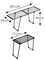 Casa Si Easy Flex Clothes Extendable Dryer 10-20m image 2
