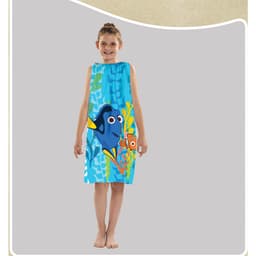 Disney Finding Dory Bath Wrap Blue 65cm x 67cm for Girl image 1