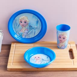 Disney Frozen Printed Plastic Breakfast Set of 3 image 1