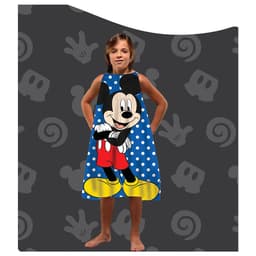 Disney Mickey Mouse Printed Bath Wrapsi Blue 65cm x 67cm image 1