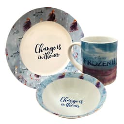 Disney Frozen II Porcelain Breakfast Set of 3 image 0