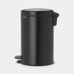 Brabantia Pedal Bin Newicon Matt Black 12L image 1