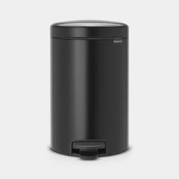 Brabantia Pedal Bin Newicon Matt Black 12L image 0
