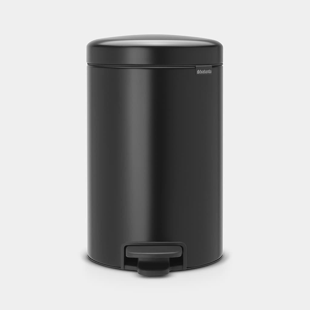 Brabantia Pedal Bin Newicon Matt Black 12L