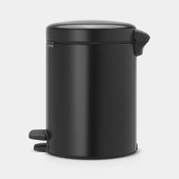 Brabantia Pedal Bin Newicon Matt Black 5 L image 1