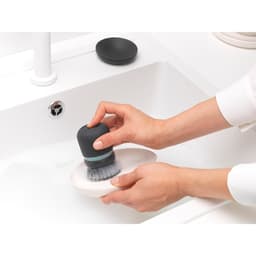 Brabantia Soap Dispensing Dish Brush Dark Grey image 2