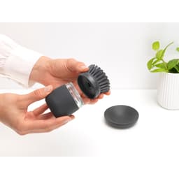 Brabantia Soap Dispensing Dish Brush Dark Grey image 3