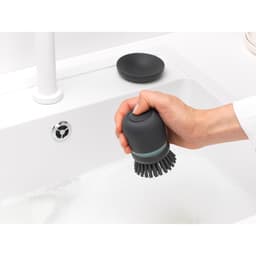 Brabantia Soap Dispensing Dish Brush Dark Grey image 4