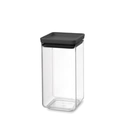 Brabantia Square Canister 1.6L - Dark Grey image 0