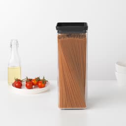 Brabantia Square Canister 2.5L - Dark Grey image 1