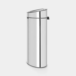 Brabantia Touch Bin New 40L Flat Back Brilliant Steel image 1
