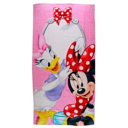 Disney Minnie Design Beach Bath Towel Pink 70 x 140 cm image 0