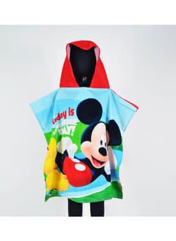Disney Mickey Poncho BathTowel  60 x 120 cm image 1