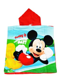 Disney Mickey Poncho BathTowel  60 x 120 cm image 0