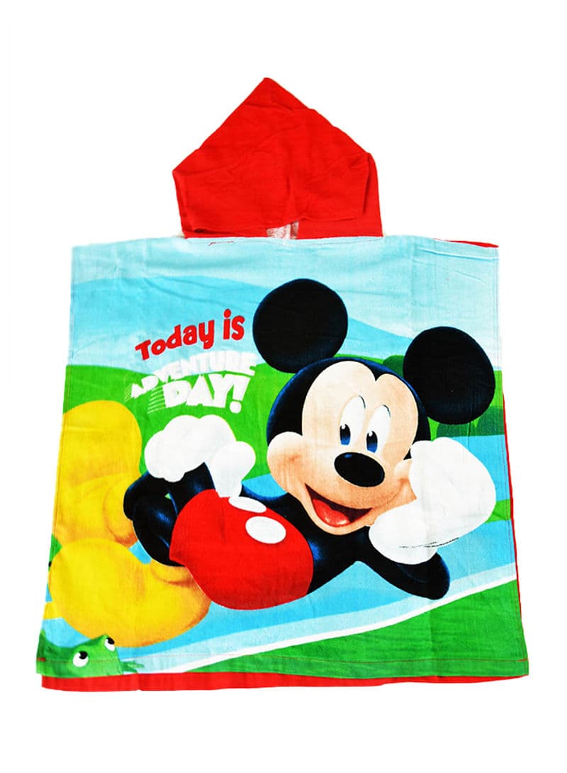 Disney Mickey Poncho BathTowel  60 x 120 cm