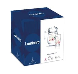 Luminarc Rose Pompon Drink Set of 7 image 2