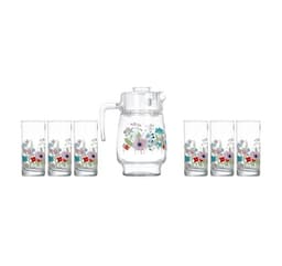 Luminarc Rose Pompon Drink Set of 7 image 0
