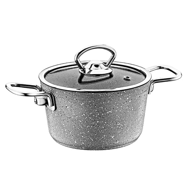 OMS Mini Granite Casserole 16cm Grey