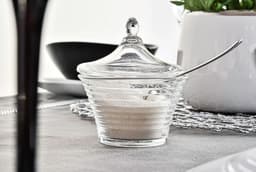 Luminarc Rynglit sugar bowl with lid 10cm image 2