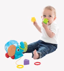 Playgro Pull Along Elephant image 1