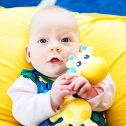 Playgro Squeak And Soothe Natural Teether image 1