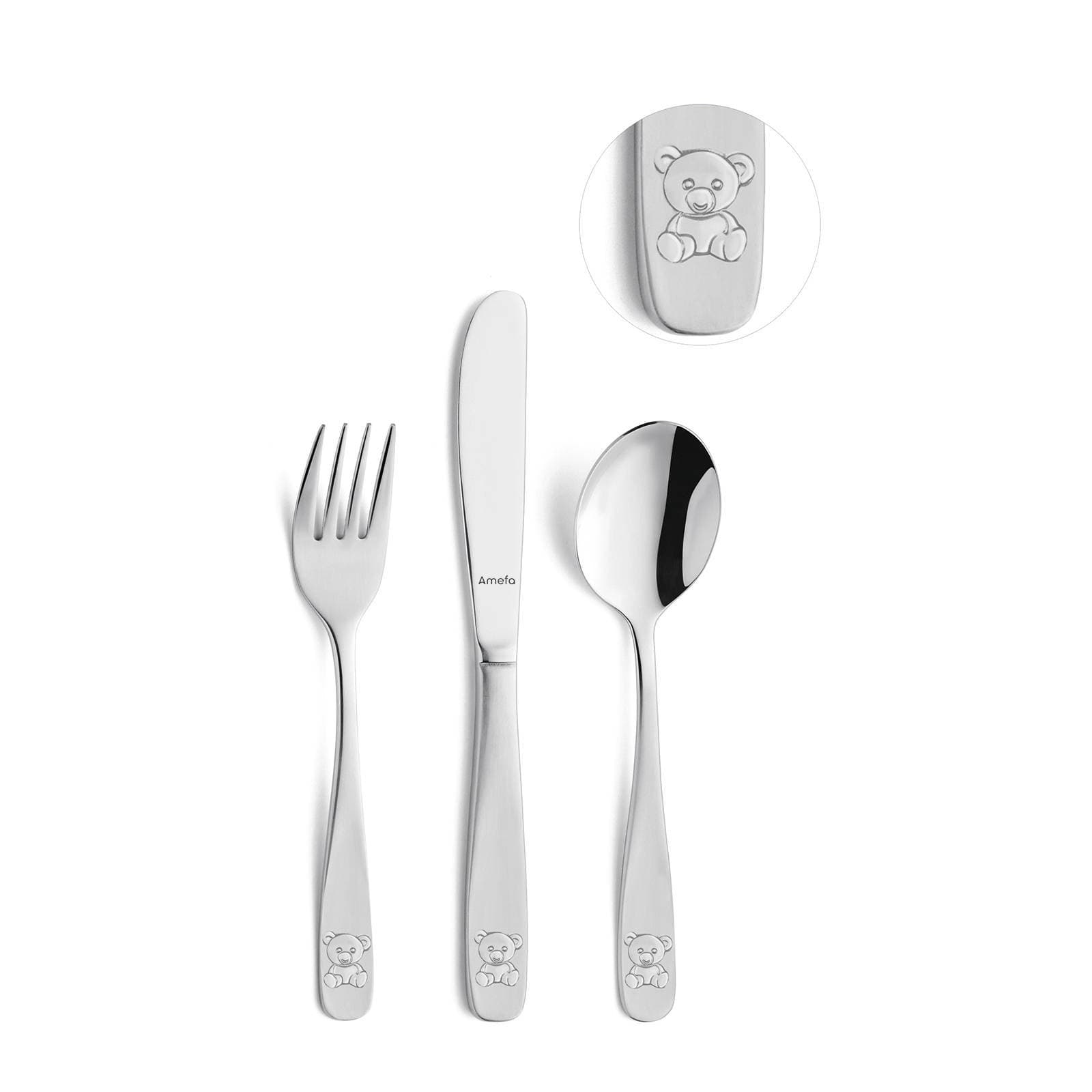 Amefa Bear Children Cutlery Set of 3