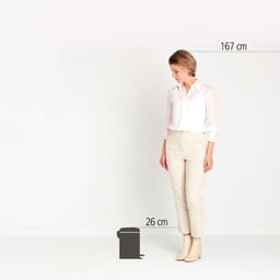 Brabantia Pedal Bin Newicone Matt Steel 3L image 2