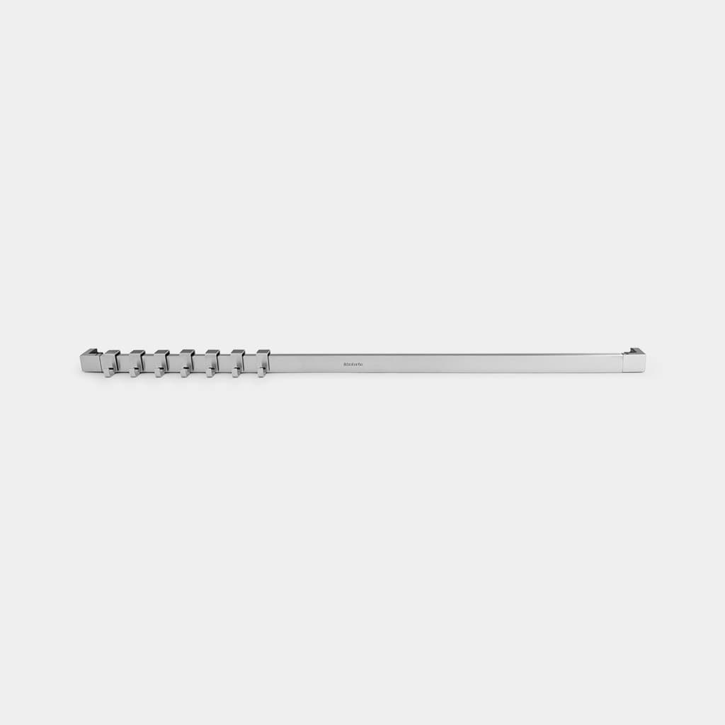 Brabantia Wall Rail 60cm 7 Movable Hooks