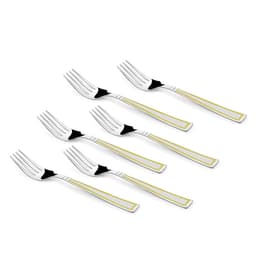 FNS Radiant Patial Dinner Fork Gold Set of 6 image 0