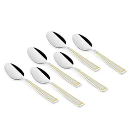 FNS Radiant Patial Dinner Spoon Gold Set of 6 image 0
