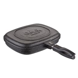 OMS Rectangular Granite Double Sided Grill 36x26x9cm Black image 0