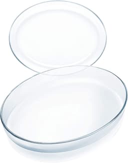 Luminarc Tempered Oval Dish Set Of 2 Pcs (1.7 L+3.8 L) image 2