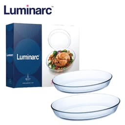 Luminarc Tempered Oval Dish Set Of 2 Pcs (1.7 L+3.8 L) image 3